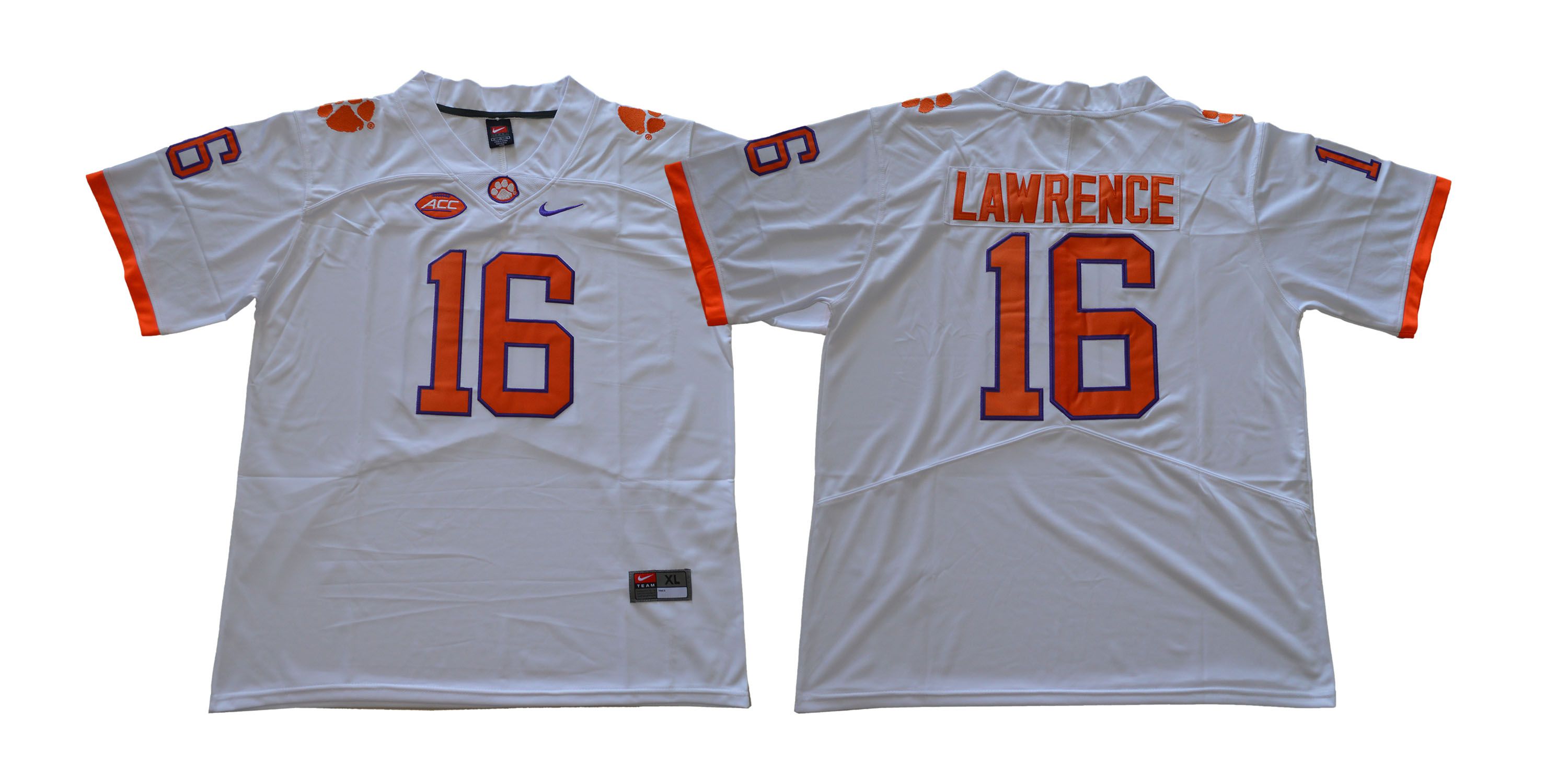 Men Clemson Tigers #16 Lawrence White NCAA Jerseys->ncaa teams->NCAA Jersey